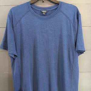 Allbirds Men's Natural Run Tee Running Shirt Navy Merino Blend Size Large